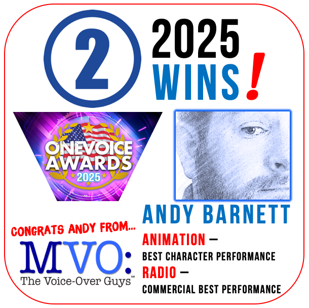 Hey now! <a href="/BoBarkerVO/">Bo Barker Voiceovers</a> got a nomination and <a href="/TheAndyBarnett/">Andy Barnett</a> came home with TWO trophies from this weekend's One Voice Confernce #ovc

Read more and LISTEN to the great work HERE: malevoiceovertalents.com/mvo-the-voiceo…

#voiceover #malevoicetalent #voicetalent