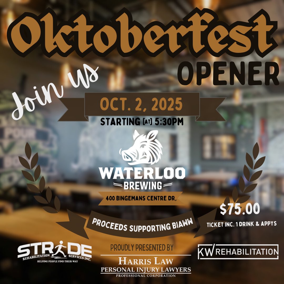 🍻 It’s back! The 2025 Oktoberfest Opener 🎉. Join us for a night of great company, fun, &amp; celebration.

🎟️ Tickets + sponsorships available now. Cheers to community &amp; good times! 

#Oktoberfest2025
