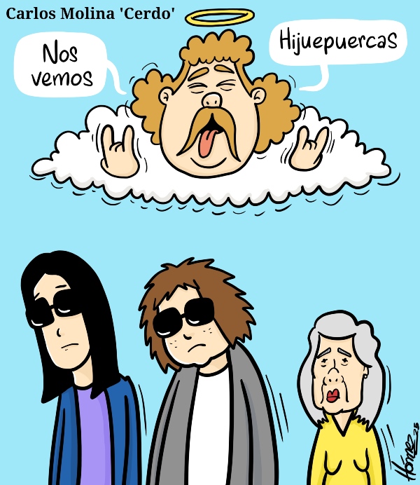 #CaricaturaLP Fallecimiento de Carlos Molina 'Cerdo', por <a href="/homezvill/">Hómez Vill</a>

Encuentre más caricaturas en lapatria.com/opinion/carica…