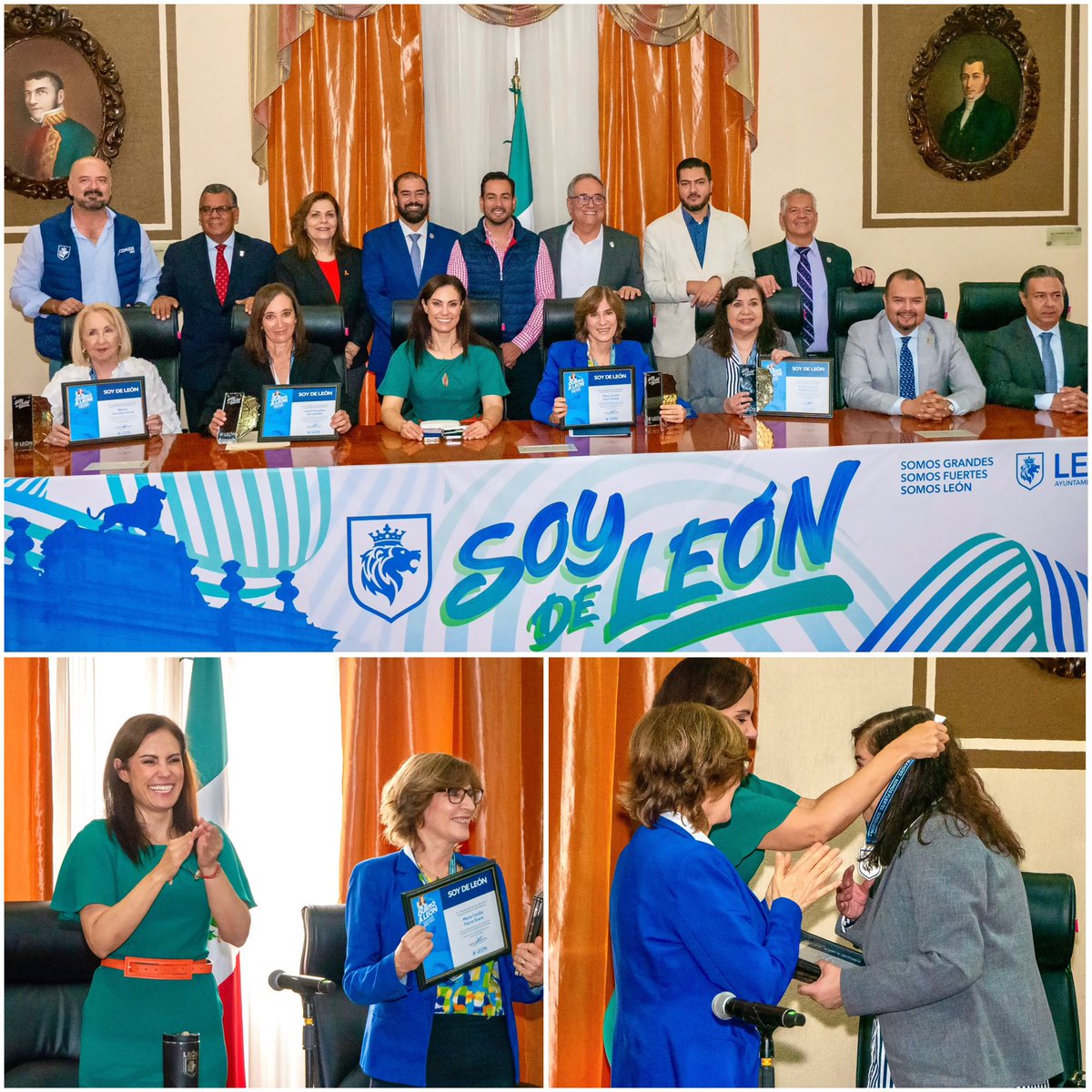 ✨ ¡𝟰 𝗺𝘂𝗷𝗲𝗿𝗲𝘀 𝗾𝘂𝗲 𝗵𝗼𝘆 𝗿𝗲𝗰𝗶𝗯𝗲𝗻 𝗲𝗹 𝗦𝗼𝘆 𝗱𝗲 𝗟𝗲𝗼́𝗻! ✨

🫶🏼 El gran corazón de 𝗕𝗹𝗮𝗻𝗰𝗮 𝗚𝗼𝗻𝘇𝗮́𝗹𝗲𝘇, que con su albergue abre las puertas y brinda esperanza a las familias de pacientes.

📚 La fuerza inquebrantable de 𝐌𝐚𝐫𝐢́𝐚 𝐅𝐢𝐞𝐫𝐫𝐨 ,