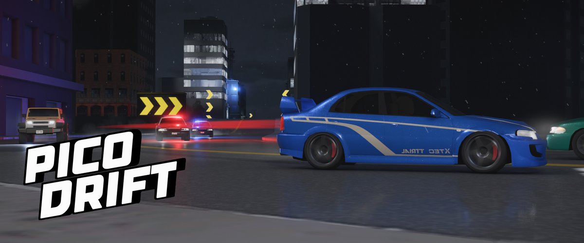 Pico Drift demo v054 is now playable! Check out the new workshop, compete in Time Trials, race against CPU drivers &amp; try out the (still experimental) online mode. Feedback appreciated-let me know about any issues
The #Steam download is only about 650 mb. Link in profile #gamedev