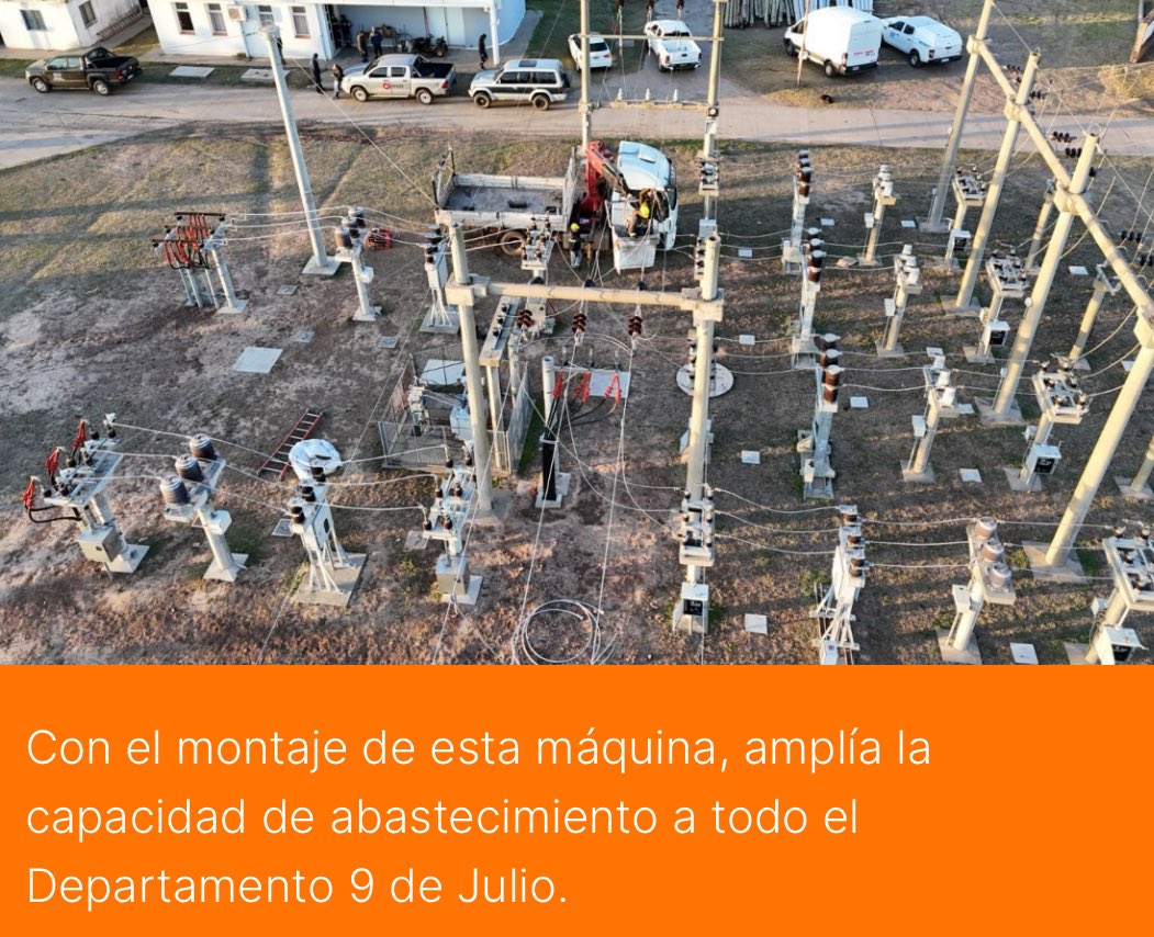 La EPE duplica su capacidad de potencia eléctrica en el Departamento 9 de Julio santafe.gob.ar/noticias/notic… vía @gobsantafe