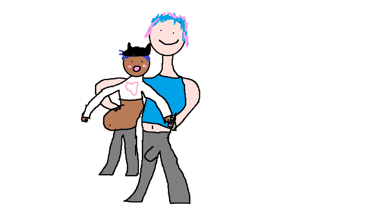 One of my pets Demanded I draw art of them preggers so here is the "pregnancy pose" <a href="/IzukiAkiyama/">Izuki Akiyama</a>