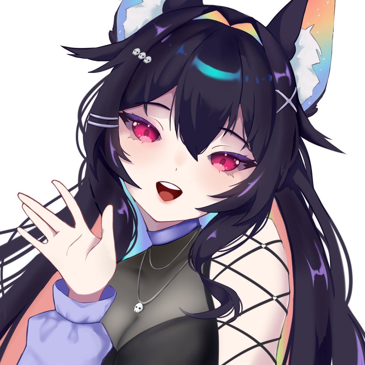Art for a raffle winner @/TalliFox (●'◡'●)
Was really fun to work on it on a stream :&gt; 
(if you want art just like that you can comm me! vgen.co/WubY/service/y…  )