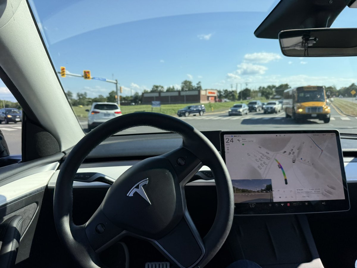 With Tesla FSD, you never use your steering wheel. If you look closely enough, you can see the cobwebs. Psh. Thanks for the cobwebs, Tesla.