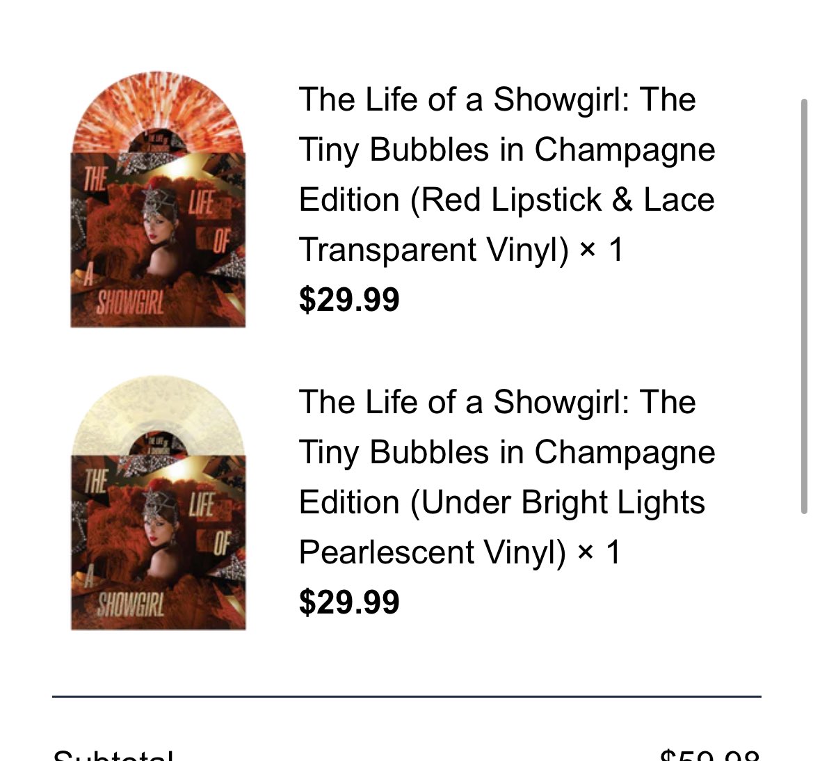 kittpeachy's tweet photo. Vinyls secured 🫡❤️‍🔥

Gracias @alwxysgoldxn por carrilear. You’re the best 🫶🏻 https://t.co/uIeFWhw4hP
