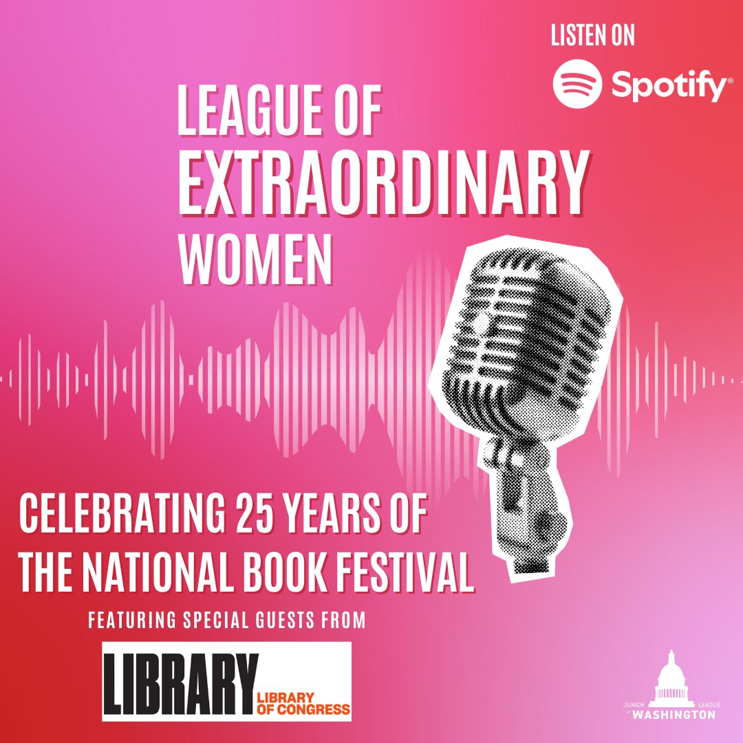 Episode two is out now! We go behind the scenes of the National Book Festival with the Chair of JLW's Literary Events Planning Committee and a <a href="/librarycongress/">Library of Congress</a> Program Specialist, celebrating 23 years of shared partnership. 📚🎧 open.spotify.com/episode/3WoE0K…