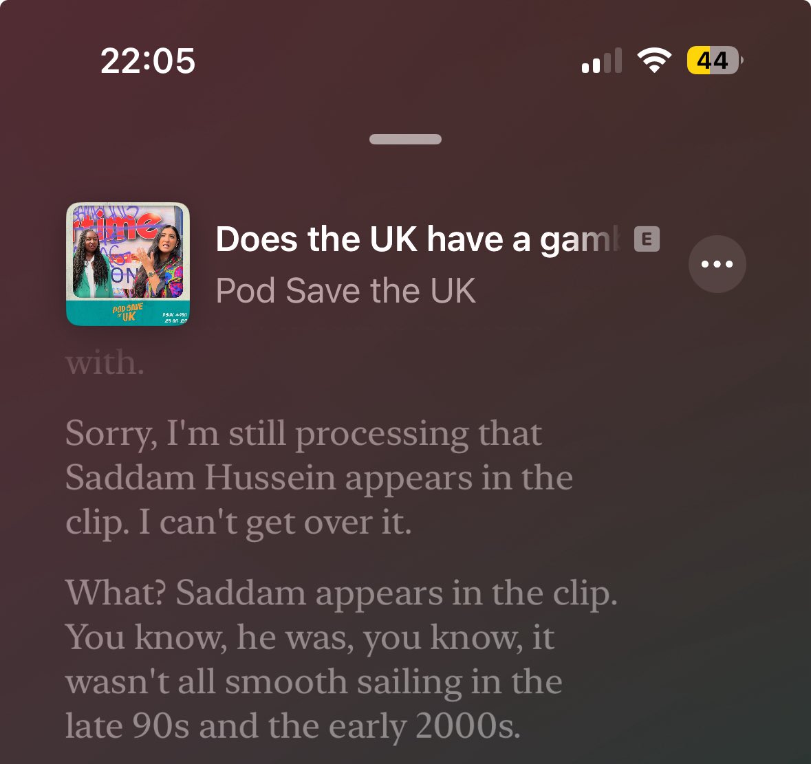 i was mentioned on pod save the uk !!!