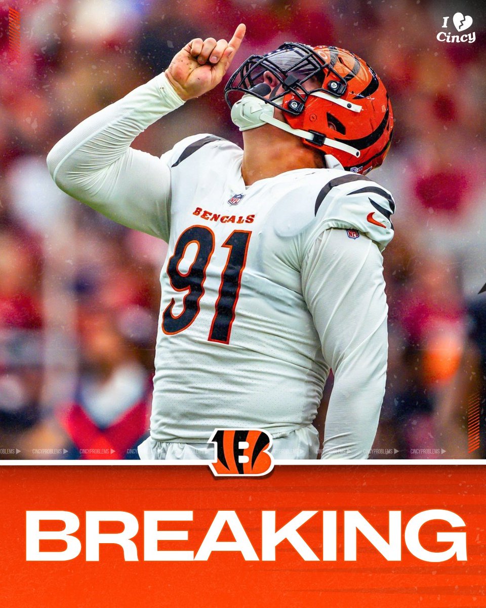 CincyProblems's tweet image. BREAKING: The #Bengals are finalizing a new 1-year contract with DE Trey Hendrickson for close to $30M, per @AdamSchefter.