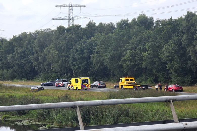 Ongeval met meerdere voertuigen op de N366