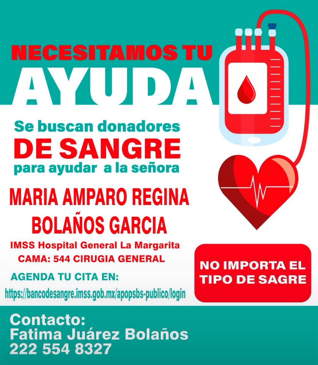 #ServicioSocial // necesito de su ayuda para encontrar #donadores de sangre con urgencia

Aquí 👇🏻 toda la información
