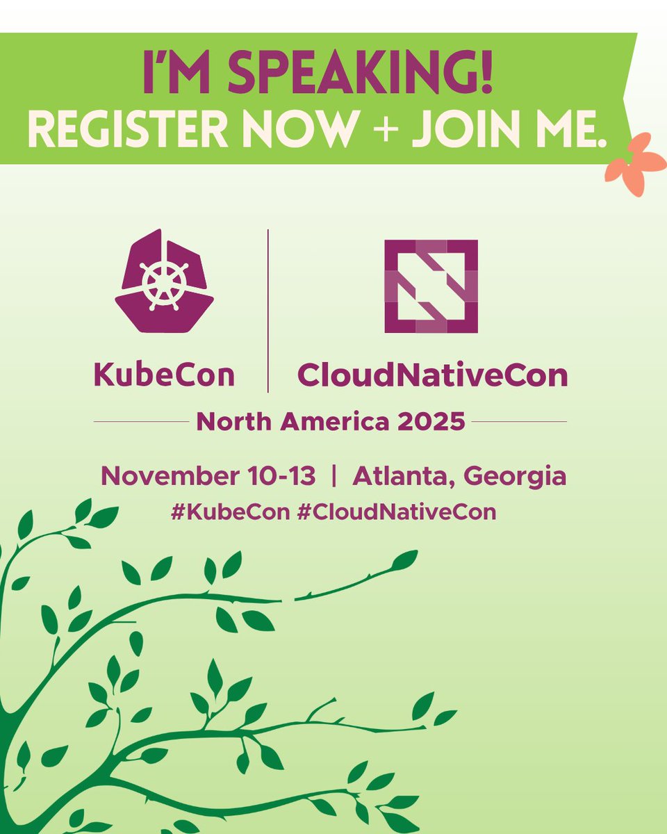 Yash Sharma (@yashsharma_f) on Twitter photo I got 5 talks in KubeCon North America.
Holy Moly!
I can't believe it myself.
I'm really excited to be speaking with my awesome co-speakers
<a href="/davidvonthenen/">David vonThenen</a> <a href="/lcalcote/">Lee Calcote</a> and Ananad TV
Looks like all I'll be doing is running btw conference rooms haha.
See you in Atlanta I got 5 talks in KubeCon North America.
Holy Moly!
I can't believe it myself.
I'm really excited to be speaking with my awesome co-speakers
<a href="/davidvonthenen/">David vonThenen</a> <a href="/lcalcote/">Lee Calcote</a> and Ananad TV
Looks like all I'll be doing is running btw conference rooms haha.
See you in Atlanta