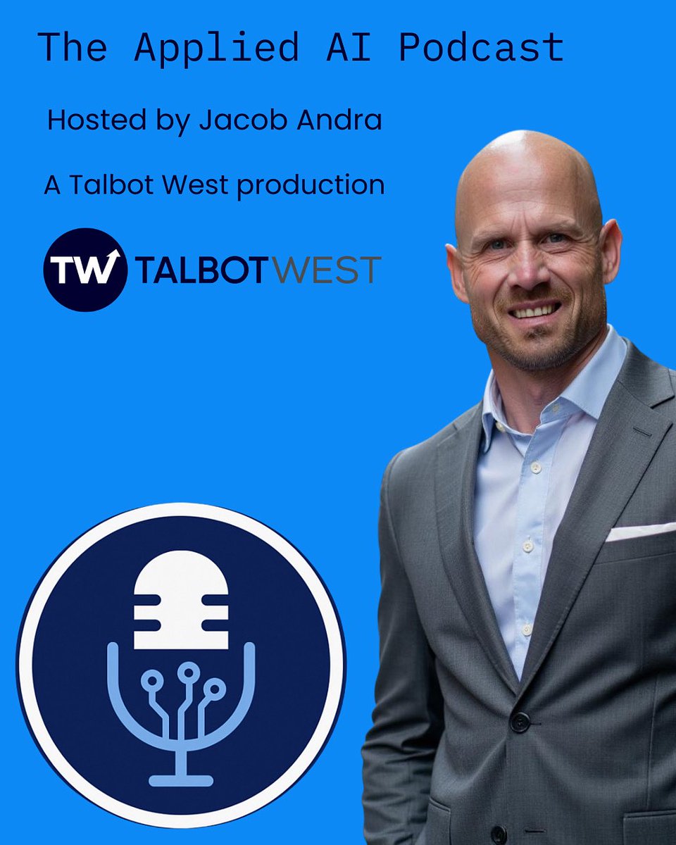 jacobandra's tweet image. Talbot West is launching a podcast, focused on the practical applications of AI.

In ou our first episode, Stephen Karafiath and I discuss our five year thesis, total organizational intel, the hype around large language models, and other relevant topics.

appliedaipod.com