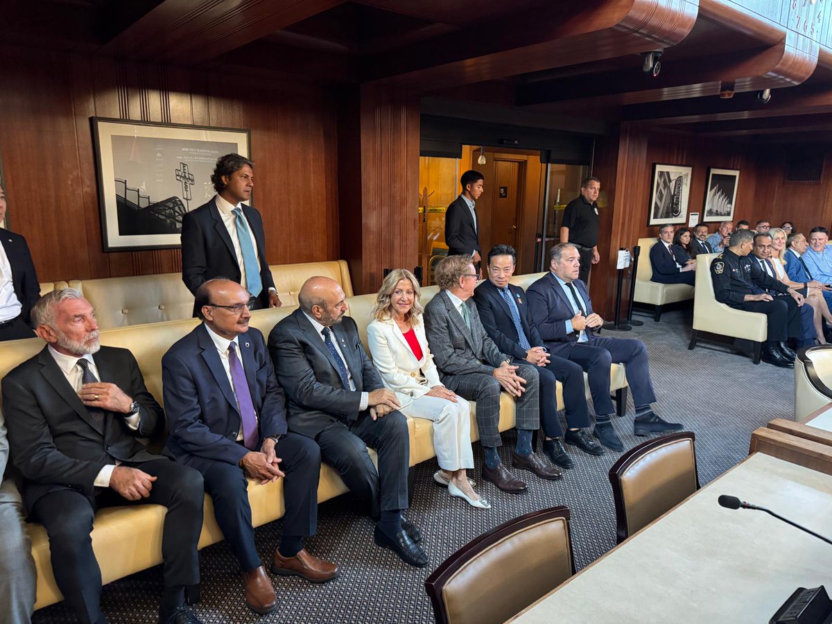rajchouhan's tweet image. Joined @Concacaf  President #VictorMontagliani at @CityofVancouver to celebrate his impact on Canadian soccer—officially marked by Victor Montagliani Day!

A proud moment with the FIFA World Cup Trophy as we look ahead to #Vancouver2026

 #FIFAWorldCup #CanadianSoccer