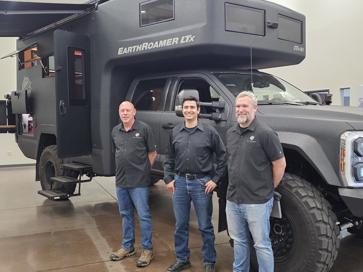 I recently visited the EarthRoamer Manufacturing Plant in #CO08. 

Veteran-run &amp; American-made, this company produces overlanding vehicles for people across the nation.

As a veteran, I am proud to represent such innovative constituents, who put the U.S. &amp; its veterans first!