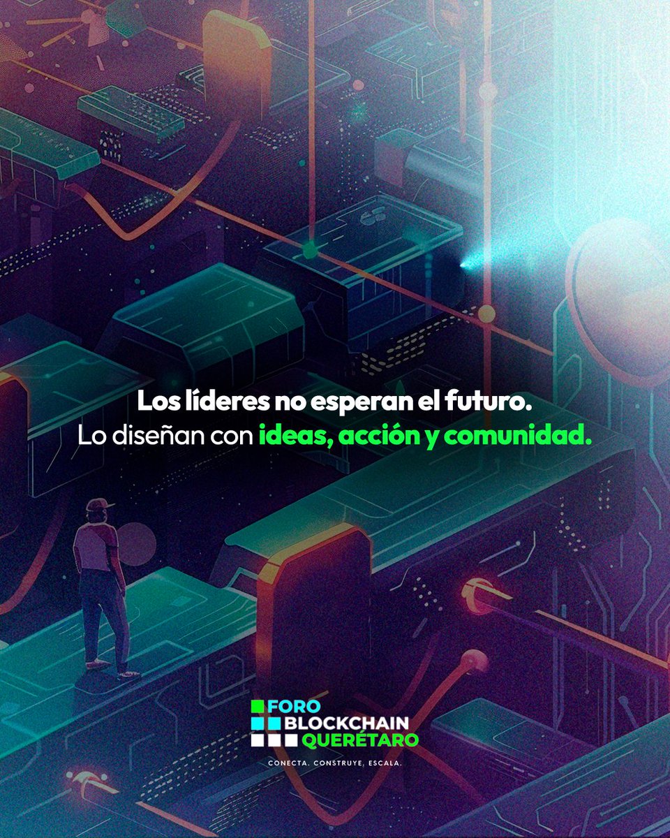 ForoBlockchain's tweet image. En #ForoBlockchain reunimos a quienes hacen que el futuro suceda aquí y ahora.

#DescentralizaElFuturo #Blockchain #IA #Fintech