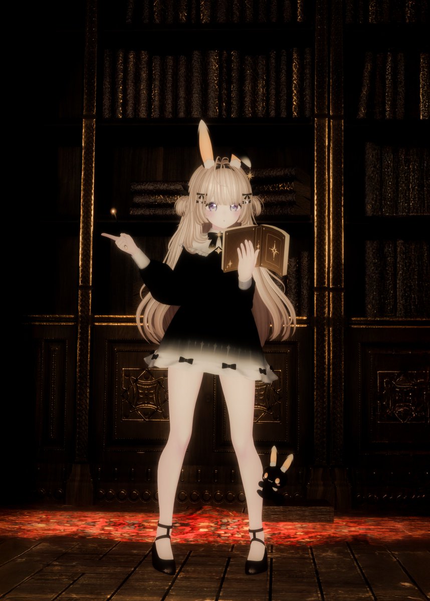 🪄📖🐇
#Mofucoco 
#Shinano3D 
#VRChatPhotography