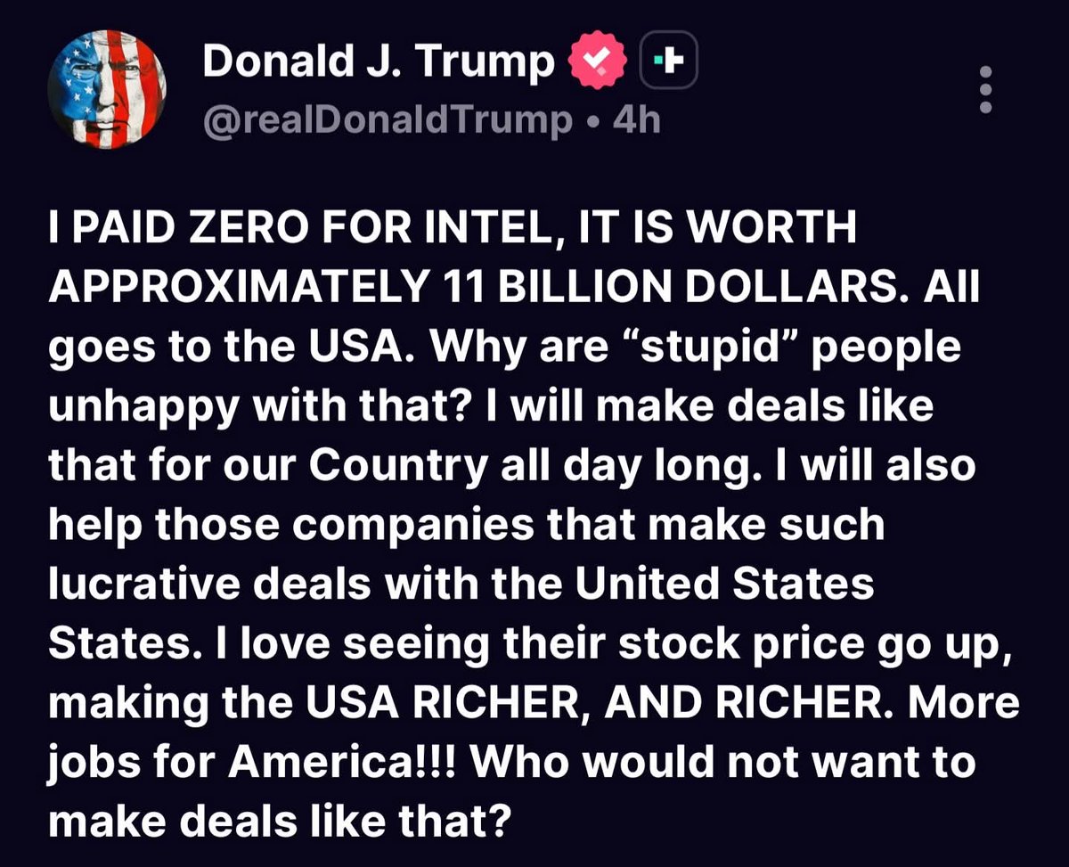As written by comrad Trump. I guess Socialism is OK when it is National Socialism (Nazi is the abbreviation for National Socialism)