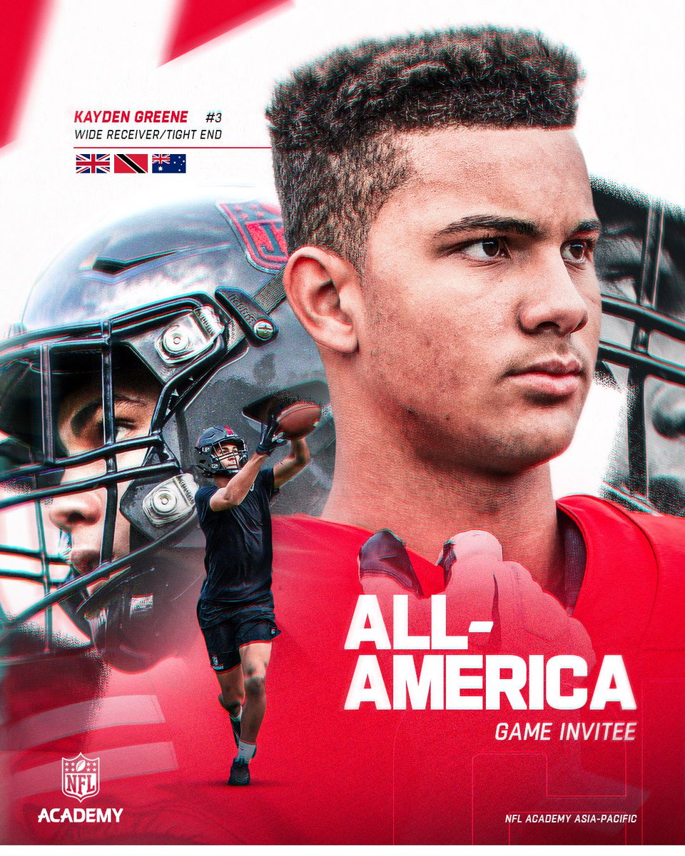 Congratulations to Kayden Greene who has been invited to participate in the 8th Grade All-America game in Orlando early next year. 🏈

Such an incredible achievement! Well done Kayden! 🙌