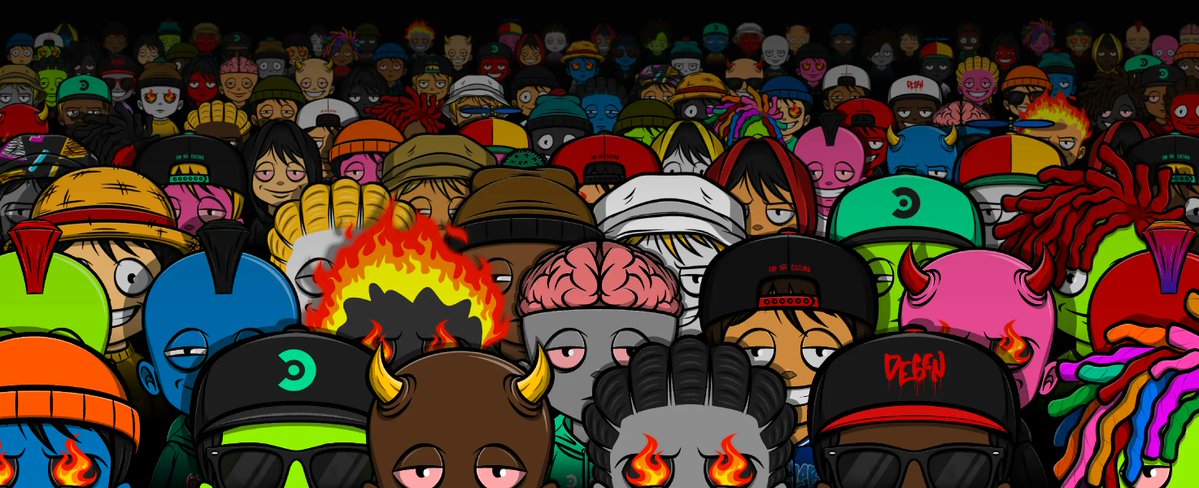 Who are <a href="/DEGENLABS_CO/">$DEGEN 🔺️🧪✖️</a> and the <a href="/lil_degens/">Lil Degens</a>? 
(A THREAD) 

Born on <a href="/avax/">Avalanche🔺</a>, crossed over to XRP, and building on <a href="/CoreumOfficial/">Coreum</a>, DEGENS are not new to the Web3 world and crypto, in fact they set out to change the space, culture and give back to the community. #FTC 

Let's get into