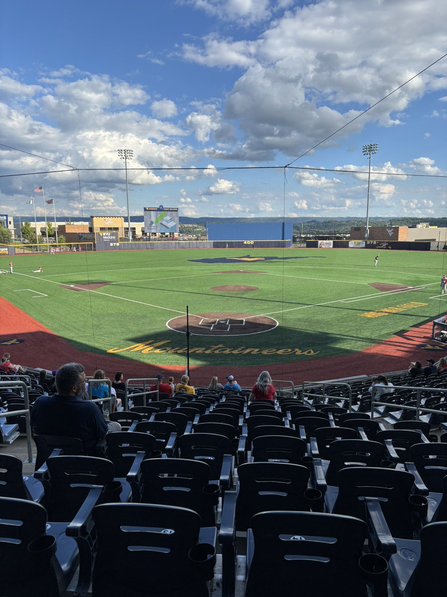 Beautiful night in WV to watch the Black Bears!