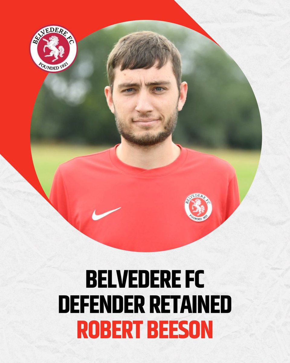 Belvedere FC Sundays (@belvederesunday) on Twitter photo 🦌 Mr Belvedere signs on for another season <a href="/RobertBeeson20/">Robert Beeson</a>
Joint-most appearances last season with 30 games and 2 goals for us he also notched an impressive 34 appearances for the first team! Always gives 100% for the Deres🫡
#UpTheDeres 🦌❤️ 🦌 Mr Belvedere signs on for another season <a href="/RobertBeeson20/">Robert Beeson</a>
Joint-most appearances last season with 30 games and 2 goals for us he also notched an impressive 34 appearances for the first team! Always gives 100% for the Deres🫡
#UpTheDeres 🦌❤️
