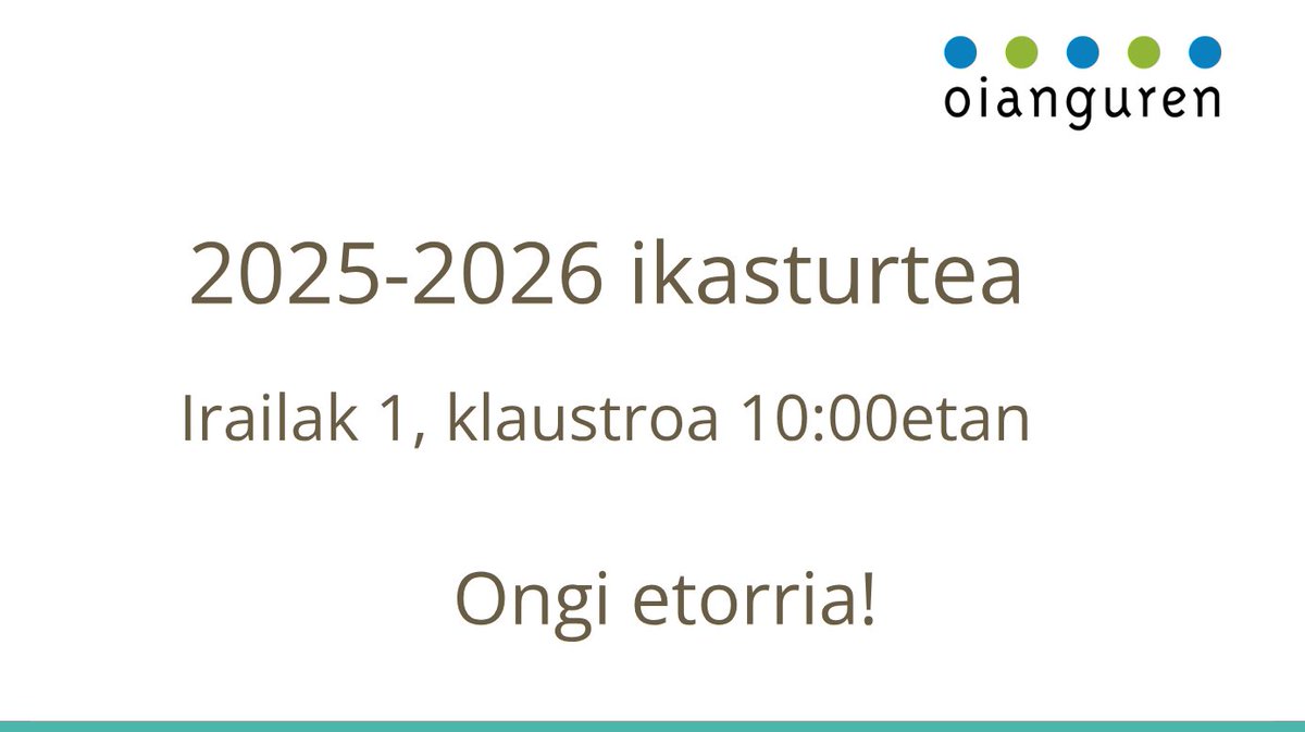 📢📢📢📢📢ADI! #kurtsohasiera #ikasturehasiera #hezkuntza #HelburuBerriak #hobekuntza #ongizatea