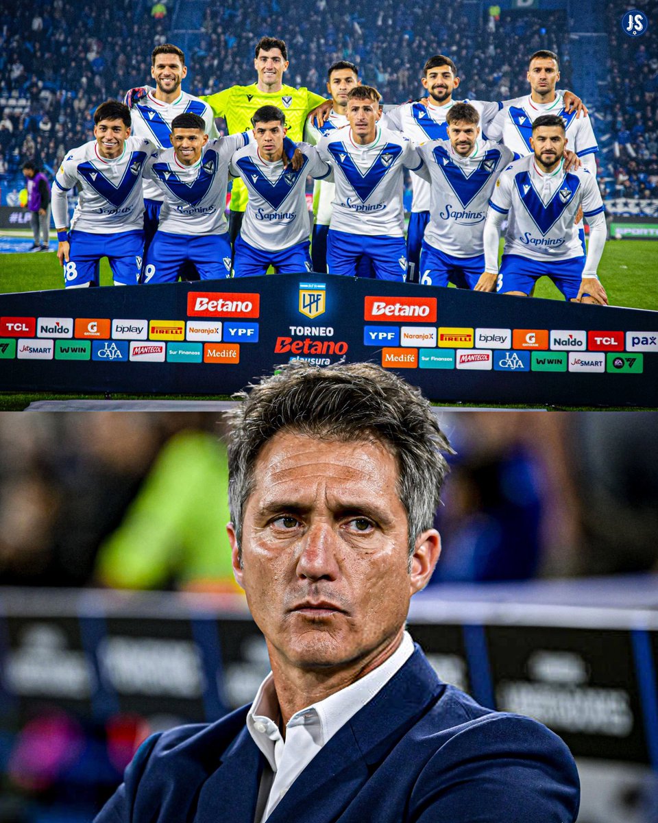 🇦🇷📊 Vélez Sarsfield en el Torneo Clausura 2025:

✅ 2-1 vs. Tigre.
🟰 0-0 vs. Platense.
🟰 0-0 vs. Unión.
❌ 0-1 vs. San Lorenzo.
✅ 2-1 vs. Independiente.
✅ 2-0 vs. Godoy Cruz.

🔝 Es uno de los LÍDERES de la Zona B.