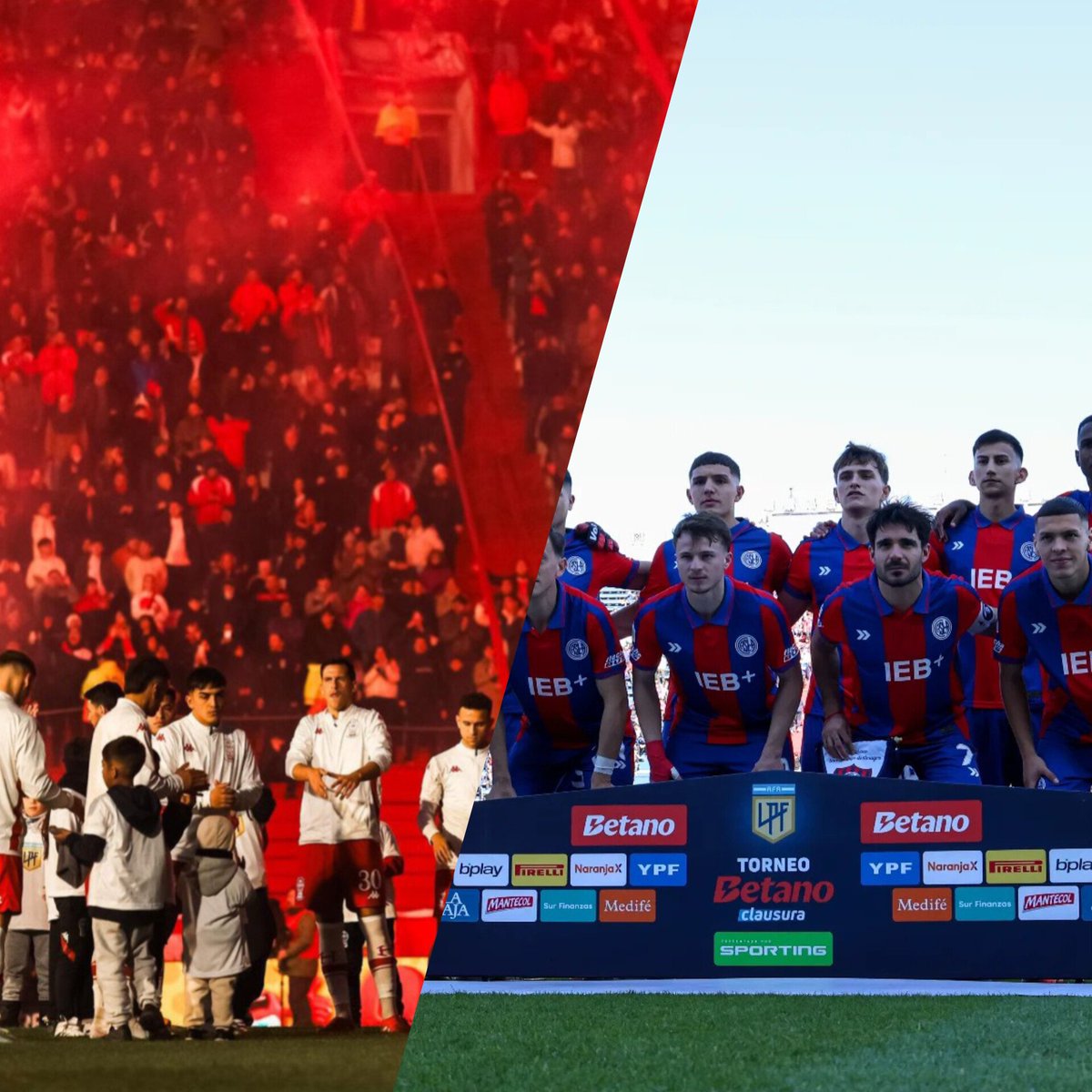 #Huracán vs San Lorenzo 1 vs 1 (PROBABLES 11)

Galindez  &gt;  Gill
Guidara  &gt;  Lopez
Nervo  &lt;  Herrera
Goitea &lt;  Romaña
Ibañez  =  Baez
Leo Perez  &gt;  Perruzzi
Colo Gil  &gt;  Tripichio
Matko  &gt;  Rattalino
Cabral  &lt;  Reali
Gimenez  =  Cuello
Bisanz  &gt; Cerutti