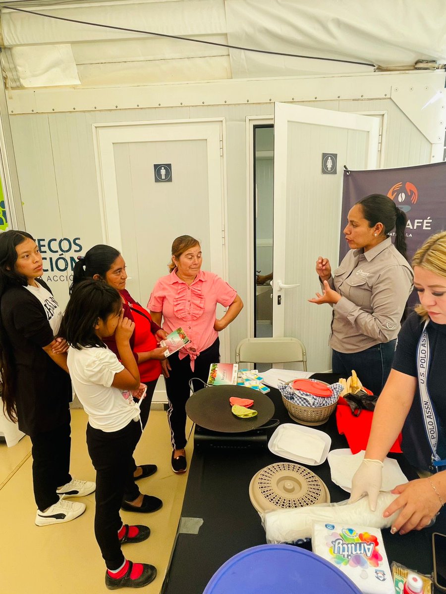 El pasado 20 de agosto #funcafé participó en  la Feria de Salud 🩺y Seguridad Alimentaria y Nutricional 🥦🥕 en aldea El Injerto La Libertad, Huehuetenango.En donde se entregan desparasitantes, recetarios nutritivos y tortillas hechas con remolacha y espinaca #salud #FeriaDeSalud