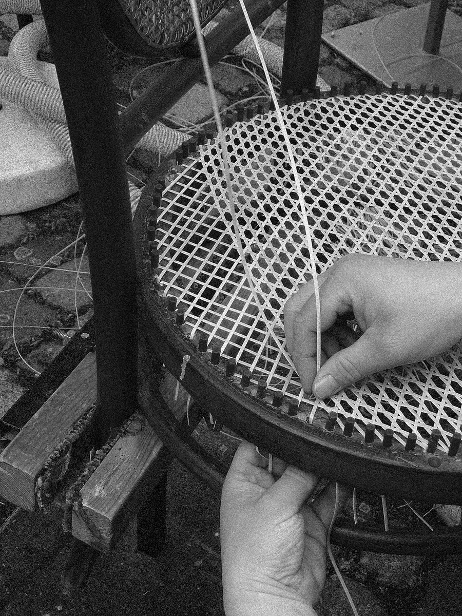 One of our earliest employment opportunities for people who are blind or visually impaired was caning chairs. Also, we packaged lightbulbs and other products and worked in manufacturing. As the workforce evolved, our employment opportunities did, too! #clb125