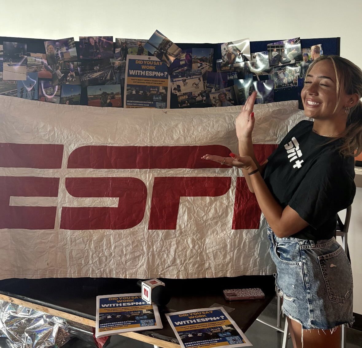 We’re back Dukes! This past Friday we got to participate in JMU’s Student Org Night and we have new members coming your way! And don’t worry, ESPN+ is <a href="/JMUTimMiller/">Dr. Tim Miller</a> approved 🤩