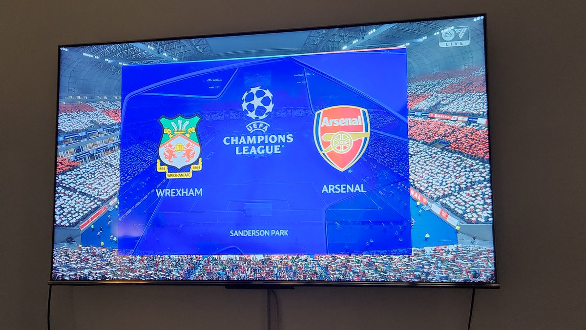 Well done <a href="/VancityReynolds/">Ryan Reynolds</a> you're a visionary 🤣🤣🤣🤣 <a href="/Wrexham_AFC/">Wrexham AFC</a> <a href="/ChampionsLeague/">UEFA Champions League</a>