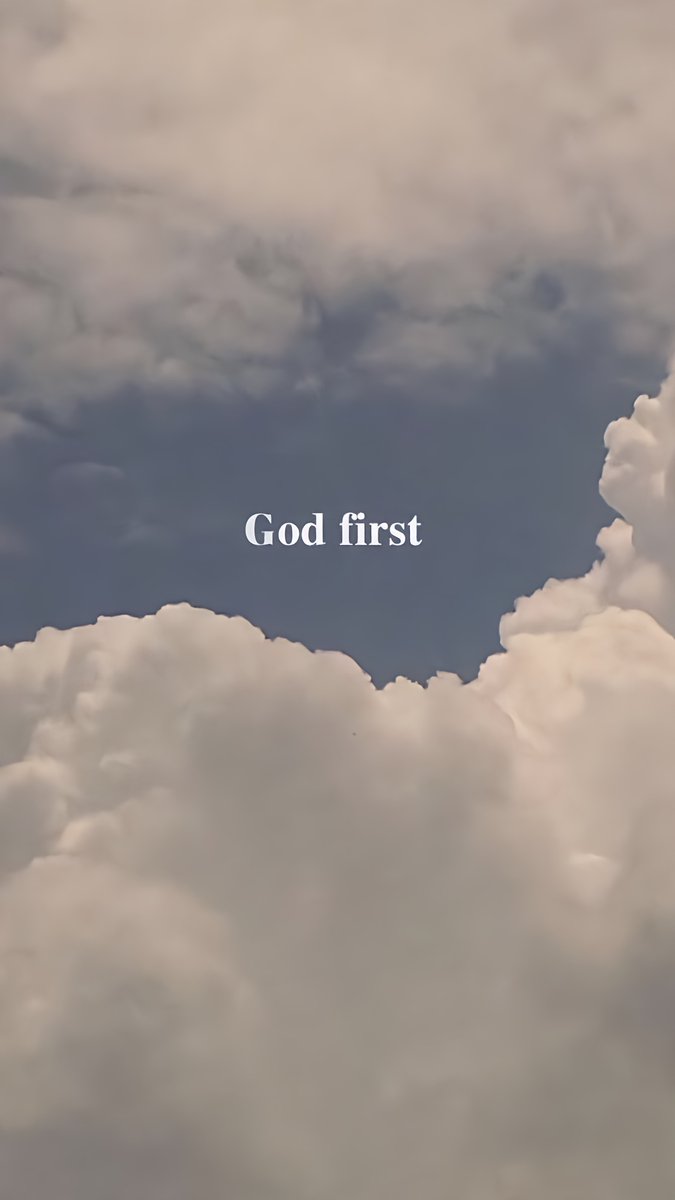 God first.