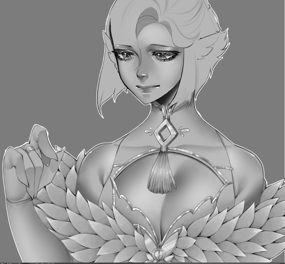 KYOTARO Lord of Misfortune🕯️ {#VTuber/VArtist} (@kyotarovt) on Twitter photo Probably will never finish this painting of <a href="/Kew_Deee/">Kew_Dee🐣 Coms open 【DEMI•PACT】</a> , but I still poke at it every now and then... Anyone have any good hair tutorials? Probably will never finish this painting of <a href="/Kew_Deee/">Kew_Dee🐣 Coms open 【DEMI•PACT】</a> , but I still poke at it every now and then... Anyone have any good hair tutorials?