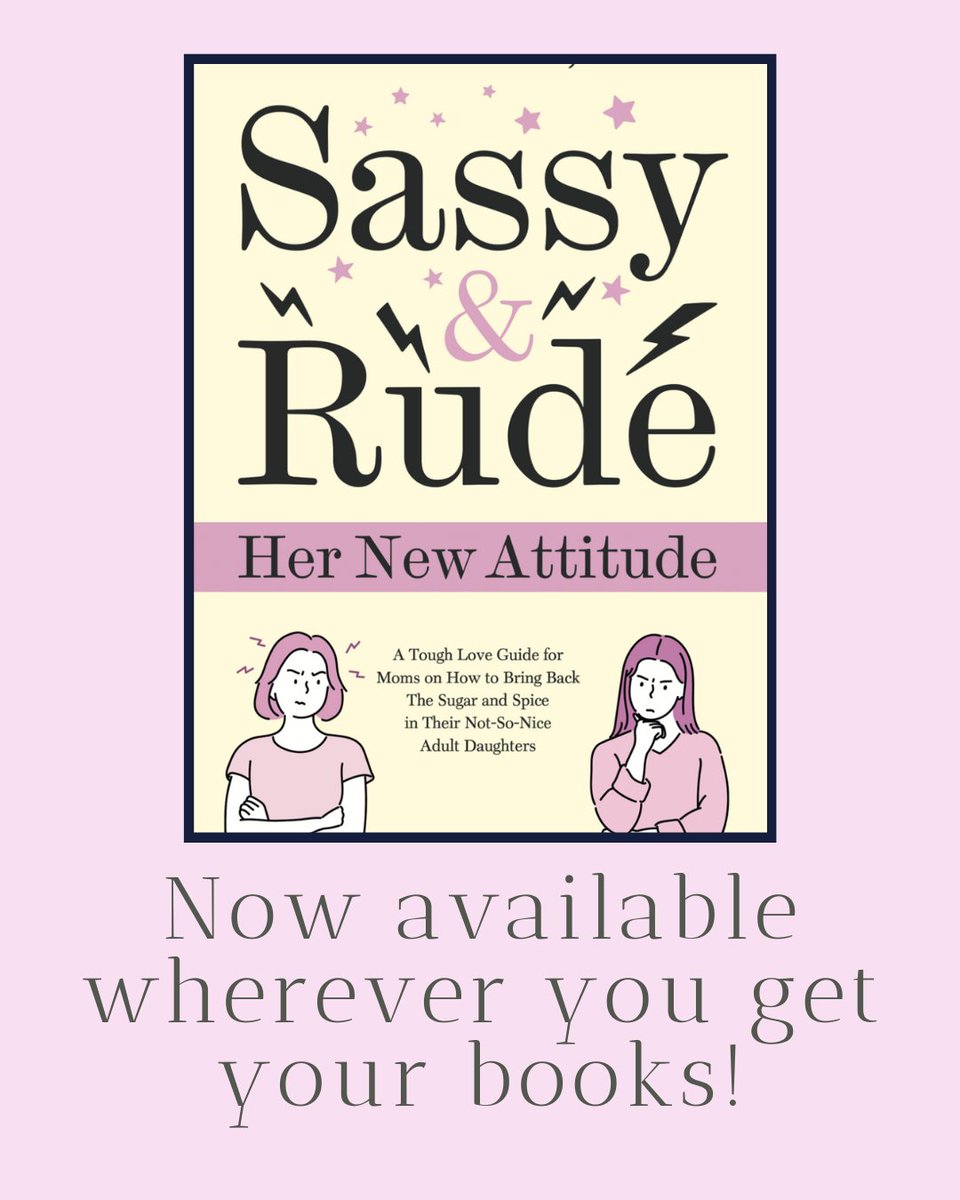 Relationship Expert (@drdebramandel) on Twitter photo Does this sound like you or someone you love?
Give Sassy and Rude: Her New Attitude" a read for tips on how to help. 💕
📚 <a href="/UranoPublish/">Urano Publishing</a>
#newbookrelease #parentsupport #motheranddaughters #motherdaughterduo #parentingpodcast #bookrelease Does this sound like you or someone you love?
Give Sassy and Rude: Her New Attitude" a read for tips on how to help. 💕
📚 <a href="/UranoPublish/">Urano Publishing</a>
#newbookrelease #parentsupport #motheranddaughters #motherdaughterduo #parentingpodcast #bookrelease