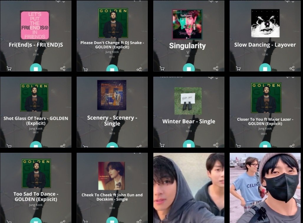 Thank you <a href="/RadioTucka56/">TUCKA56RADIO</a> for playing songs by #V &amp; #JUNGKOOK on #High5ExtraPM

#FRI_END_S 
#PleaseDontChange #DJSnake
#Singularity 
#SlowDancing #Layover 
#ShotGlassOfTears #Golden 
#Scenery 
#WinterBear 
#CloserToYou #MajorLazer
#TooSadToDance 
#CheekToCheek #MinnaSeo 

#TKRadio