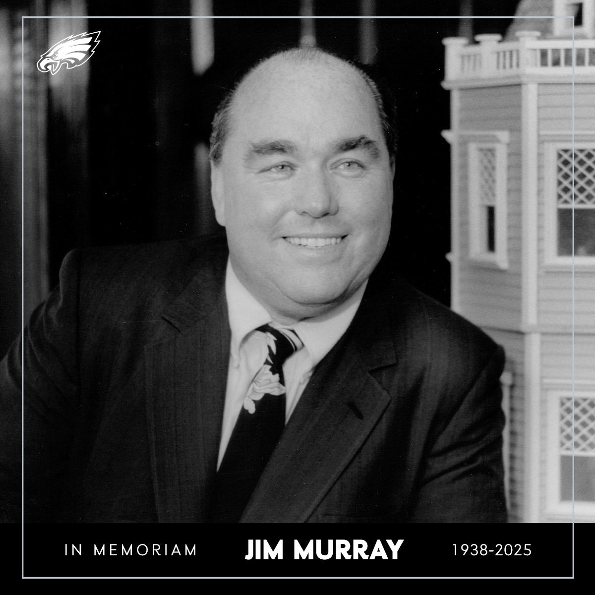 The Eagles are saddened to learn of the passing of former General Manager and co-founder of the Ronald McDonald House Jim Murray.

bit.ly/4oTN4LL