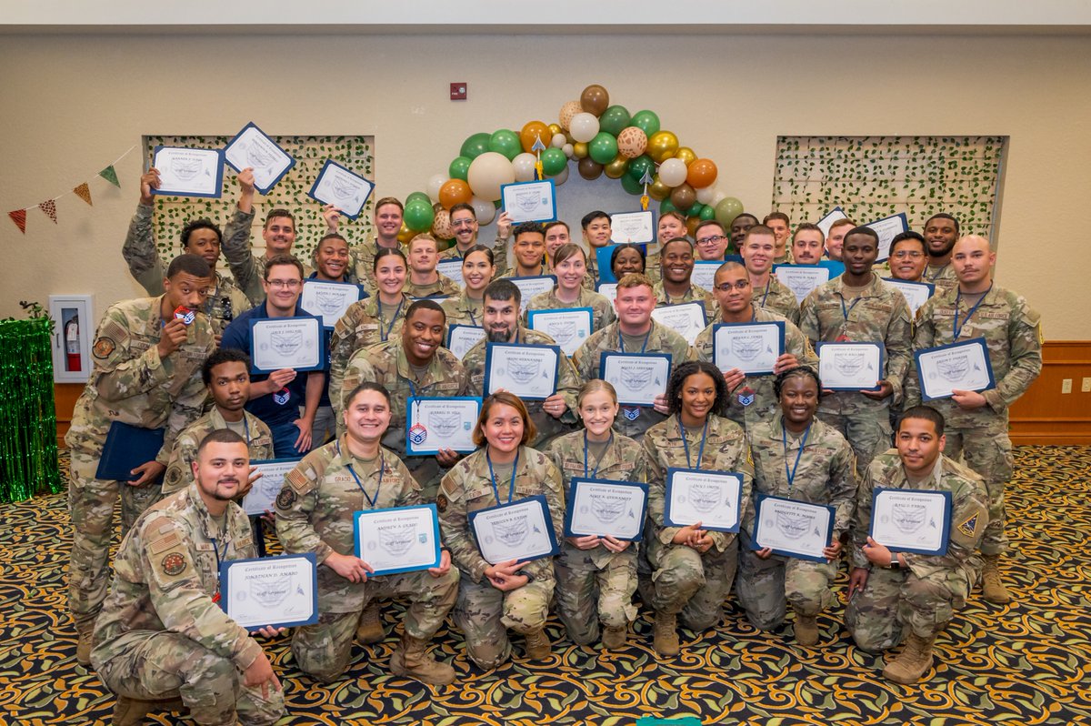 SLDelta45's tweet image. 🎉 Big congratulations to our newest Staff Sergeants! 🎉

Space Launch Delta 45 celebrated the release of this year’s promotees with a packed house full of family and teammates. 

Flickr below! ⬇️ 
bit.ly/420Tfnj

#NoLandingFee

@SpaceForceDoD | @USSF_SSC
