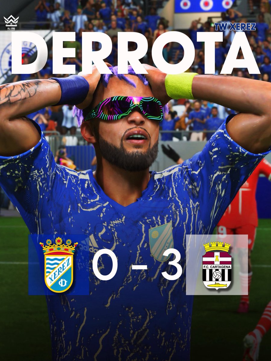 TwXerez's tweet photo. Resultado de hoy.
Suerte al @TwCartagenaCP en lo que le queda de competición.
#ForzaXerez https://t.co/UkkXJSteLs