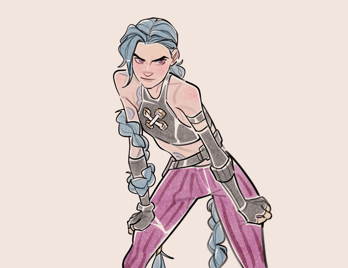 _kostochka's tweet image. jinxie doodle