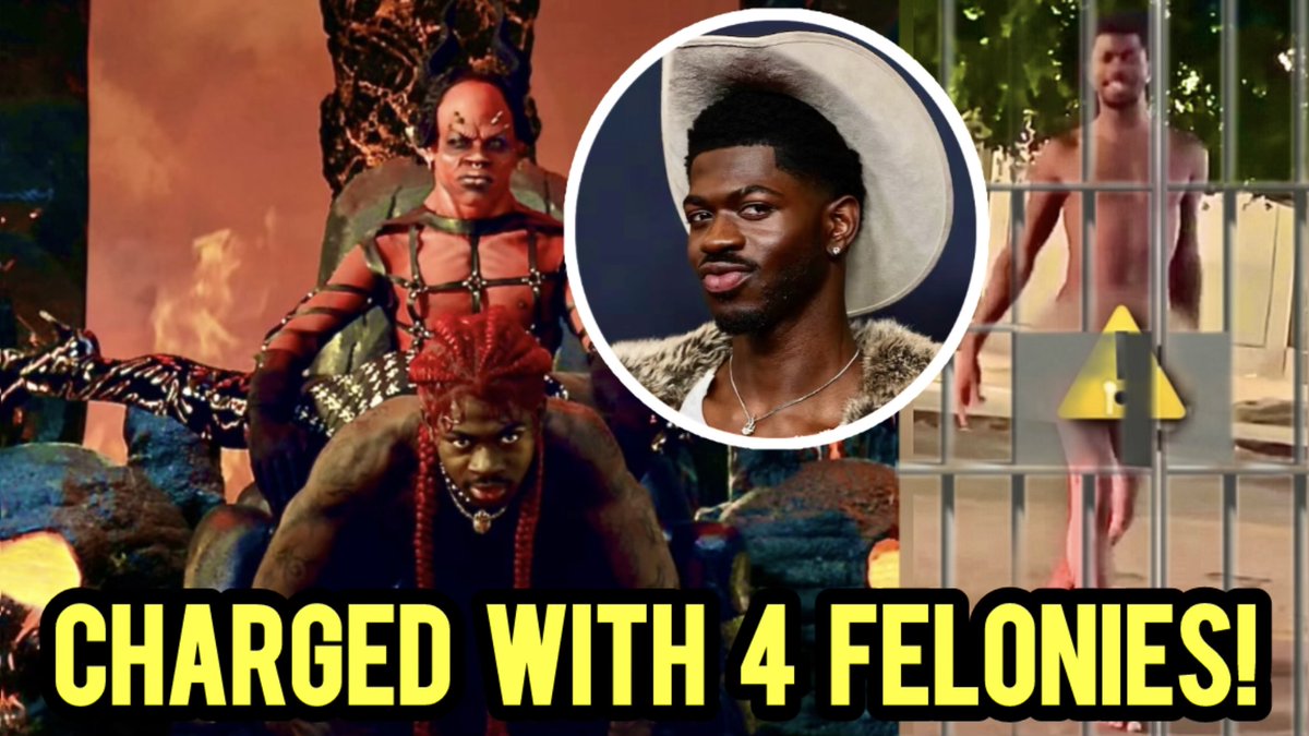 💥BREAKING💥!!!:  LIL NAS X IN JAIL CHARGED WITH 4 FELONY COUNTS: 3 COUNTS ARE AGAINST A POLICE OFFICER! #LilNasX 
youtu.be/z7zBwVWmcTM?si…