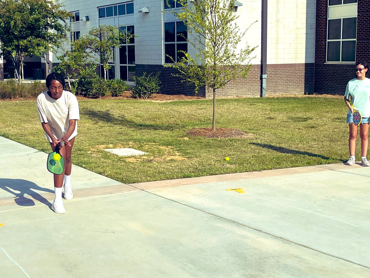 “Thank you” to our generous PTO for purchasing portable pickleball nets, court markers, paddles, and pickleballs for our students. If you joined our PTO, you contributed to making our school the best in Mississippi! Go Mavs!