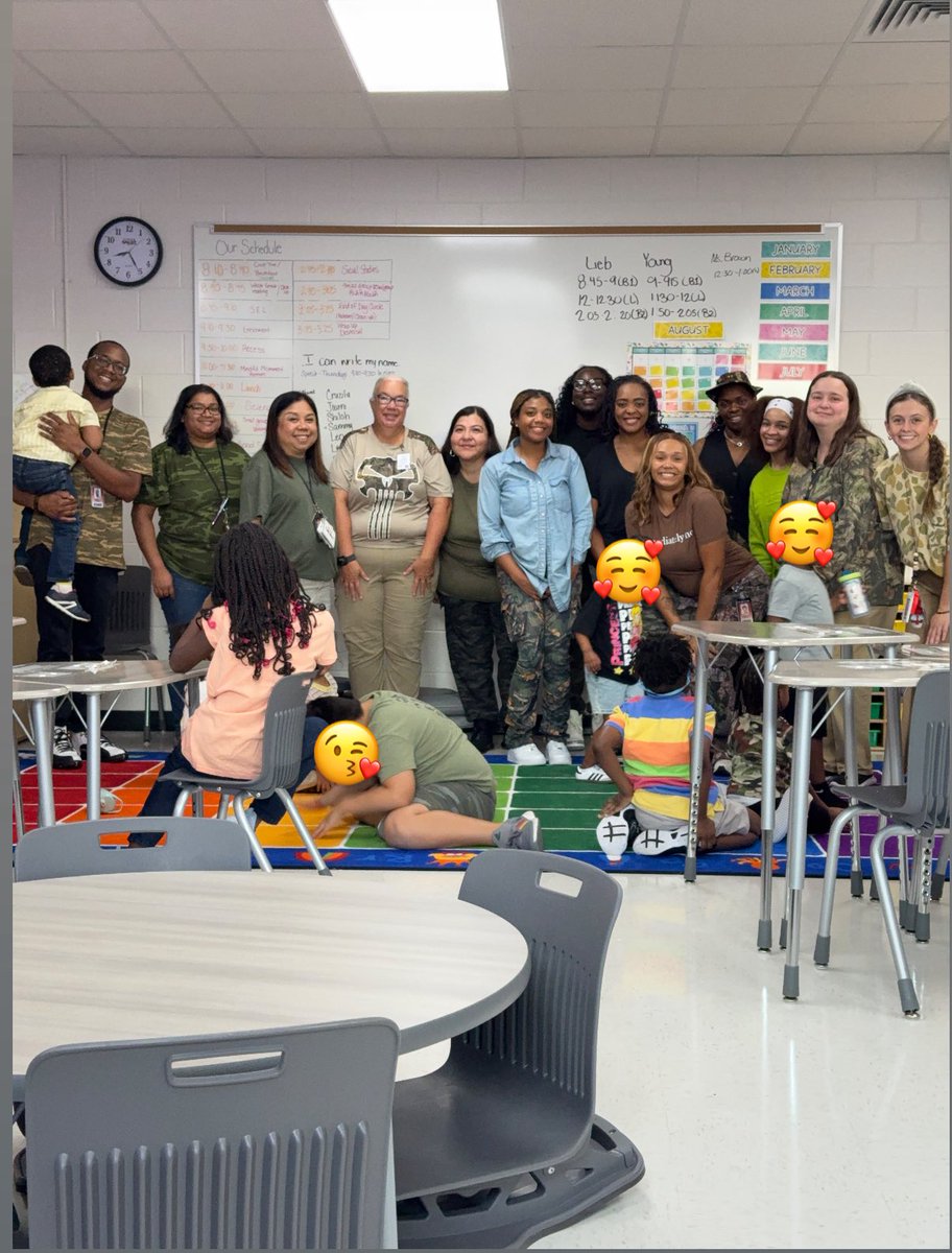 Camo may blend in, but our passion for students always stands out. 💚🖤 Proud to lead, teach, and support every Ram every day. #SquadGoals #TeacherLife <a href="/FHE_Rams/">Ferndell Henry Elementary</a>