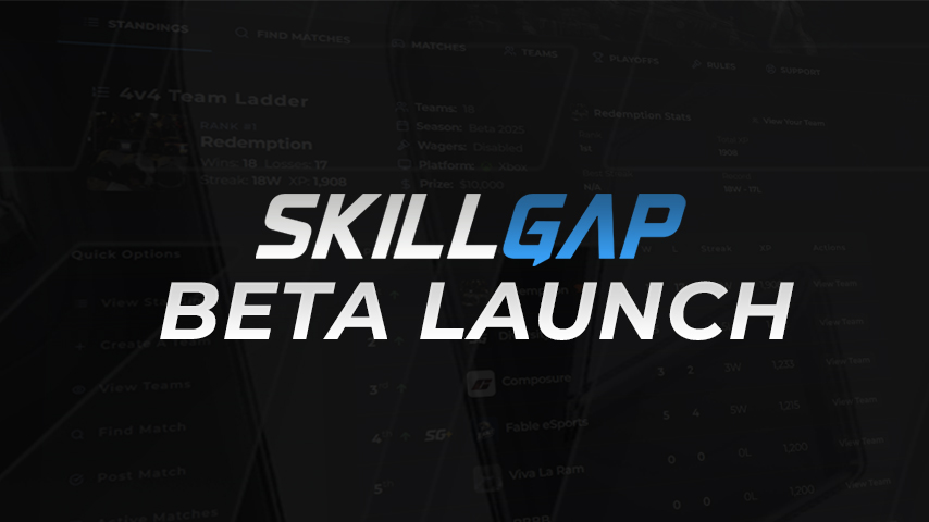 🚨 SKILLGAP BETA GIVEAWAY 🚨

Launching TOMORROW @ 4PM EST - Win $100 +  5x SKILLGAP Plus Subs (1mo)

⚔️ Free Cash Ladders | 🏆 Tournaments | ⚡ Real-Time Functionality | 📈 Advanced ELO Systems + Much More.

✅ To Enter: Retweet &amp; Follow.
Winners announced before launch.