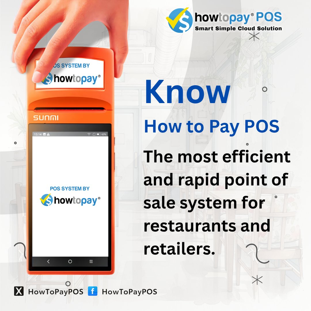 HowToPayPOS's tweet image. HowToPay POS — built for speed, built for you.
Perfect for restaurants and retailers 🍴🛍️

👉 howtopay.com