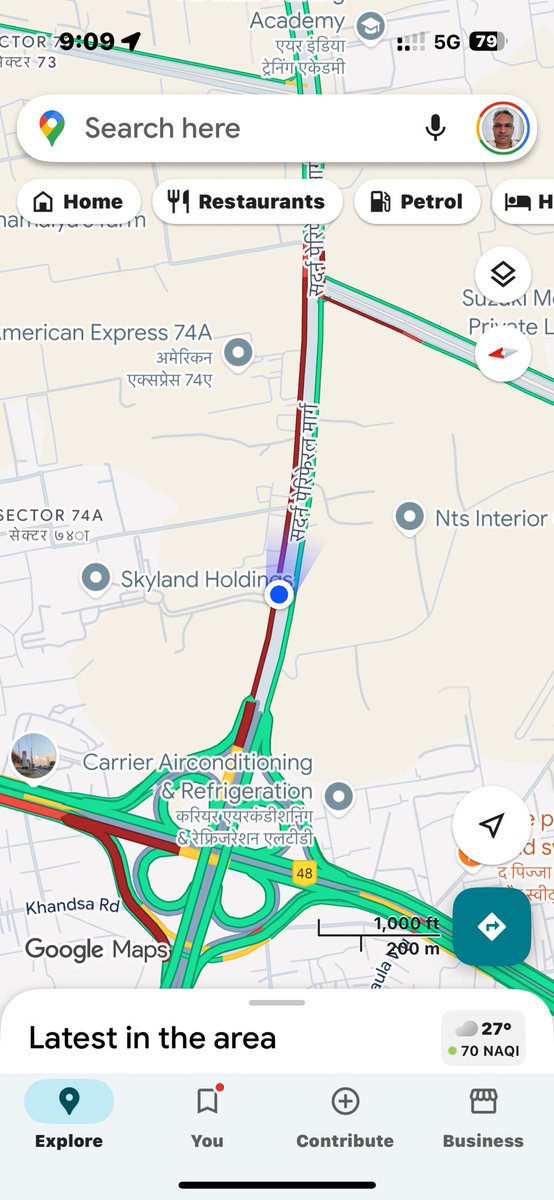 AjayVirYadav's tweet photo. ⁦⁦@gurgaonpolice⁩ ⁦⁦⁦@DC_Gurugram⁩ ⁦⁦⁦⁩ ⁦⁦⁦⁦@cmohry⁩ massive traffic jams normal these https://t.co/oW1O92seti least 30 mins to cross this ocean.Imagine productive man-hours lost for the nation.Who Cares?. ⁦⁦@PMOIndia⁩ https://t.co/zLXpIBagFX