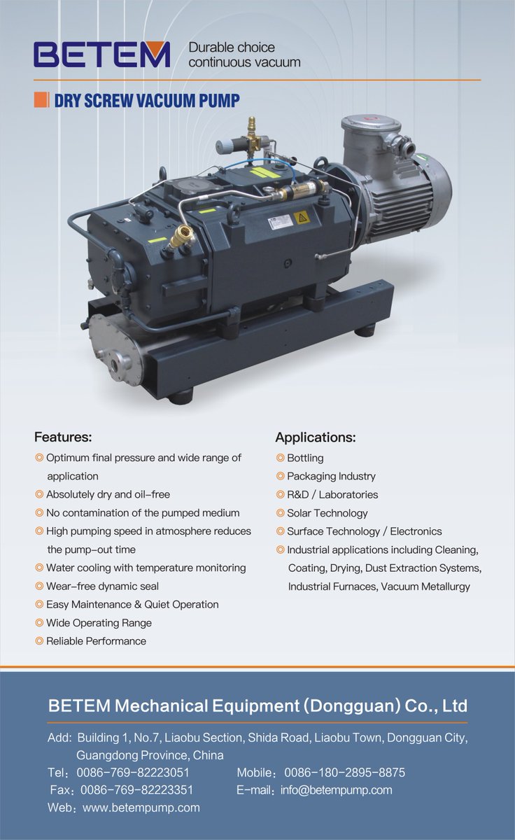 BETEM Vacuum Pump (@betempump) on Twitter photo 