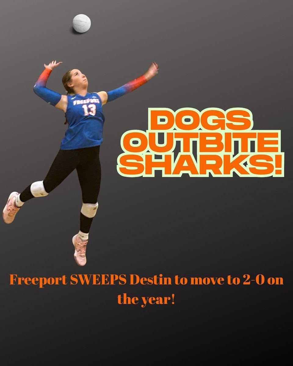 BOOM!!! FHS Volleyball sweeps Destin to move to 2-0 on the year! Will play Baker tomorrow HOME…JV/Varsity 5:00/6:00