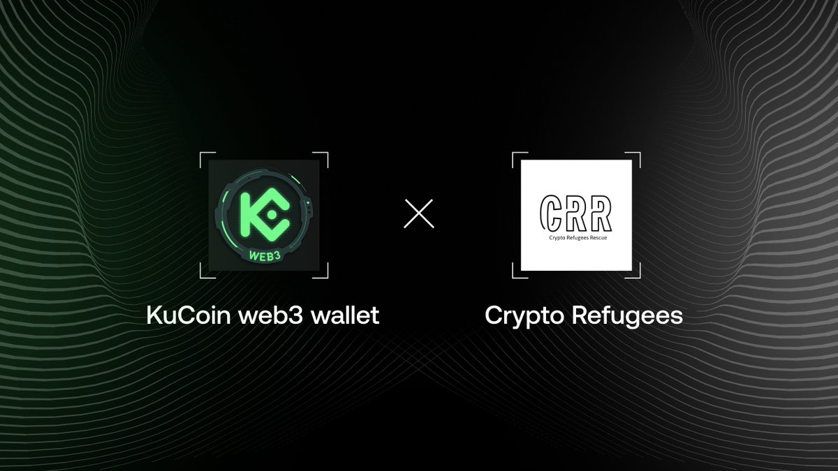 KuCoin Web3 Wallet (@kucoin_web3) on Twitter photo 🌍🤝 Excited to announce <a href="/KuCoin_Web3/">KuCoin Web3 Wallet</a> partnership with <a href="/Crypto_Refugees/">Crypto Refugees</a>!
Together, we’ll empower communities through Web3 access, financial freedom & borderless opportunities. ✨
Stay tuned for more updates as we build a more inclusive future with Web3. 🚀
#KuCoinWallet 🌍🤝 Excited to announce <a href="/KuCoin_Web3/">KuCoin Web3 Wallet</a> partnership with <a href="/Crypto_Refugees/">Crypto Refugees</a>!
Together, we’ll empower communities through Web3 access, financial freedom & borderless opportunities. ✨
Stay tuned for more updates as we build a more inclusive future with Web3. 🚀
#KuCoinWallet